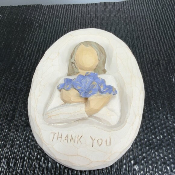 Willow Tree Thank You Demdaco Plaque Wall Hanging Appreciating your kindness VTG - Picture 7 of 8